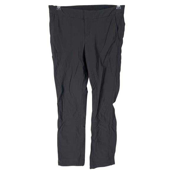 Athleta Nylon Size 10 Black Activewear Spandex Stretch Pants - Picture 1 of 7